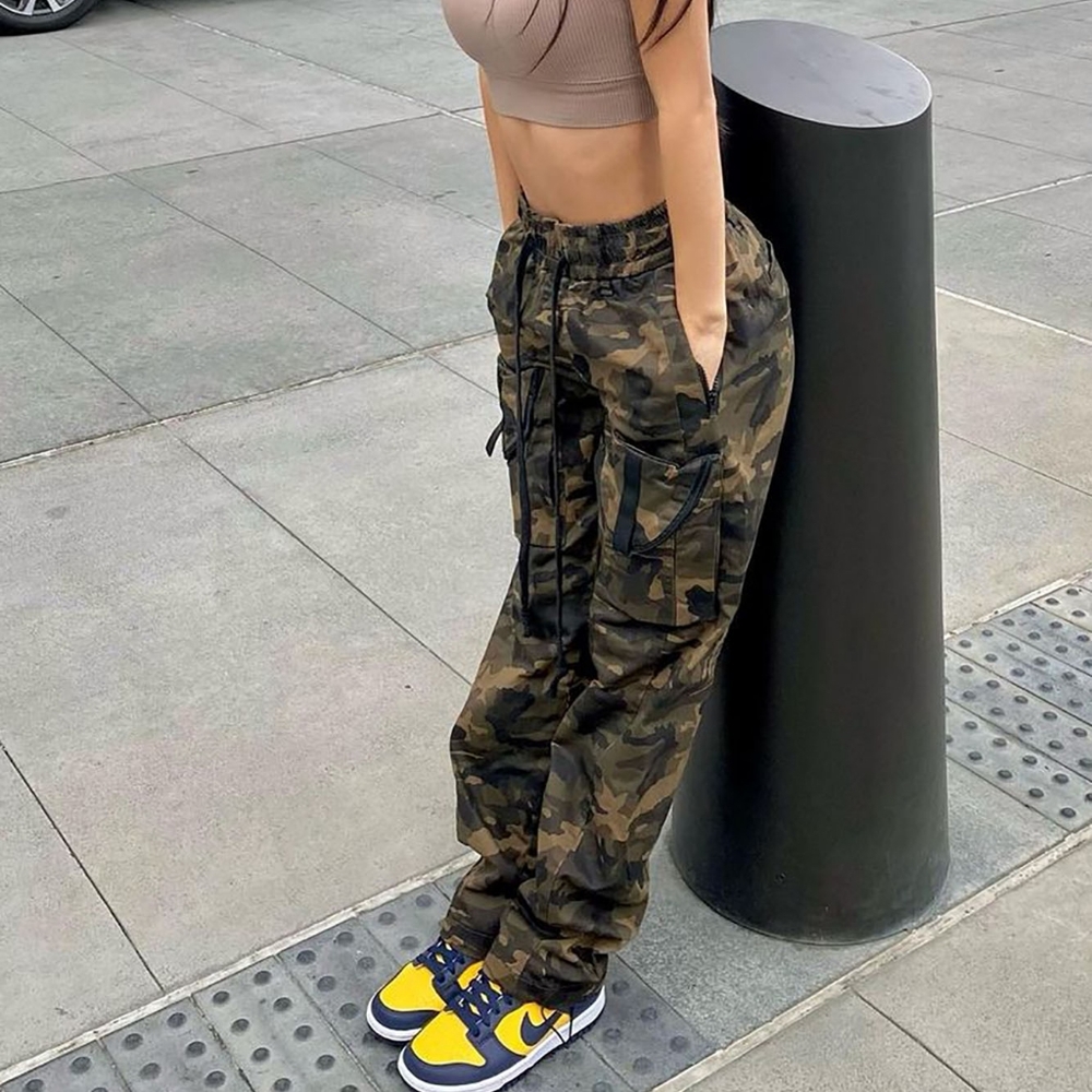Camo Color Twill Joggers